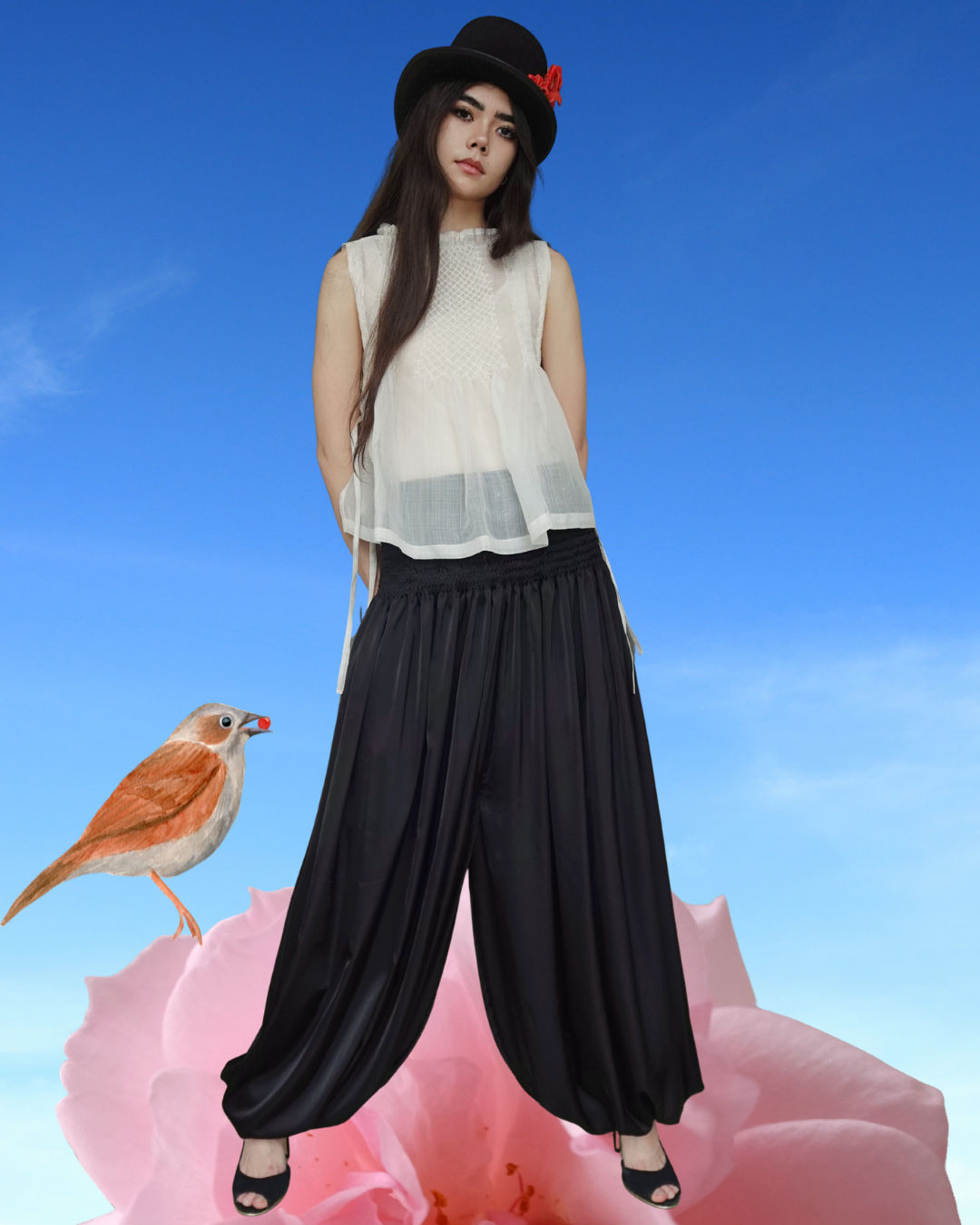 payaso pants - black