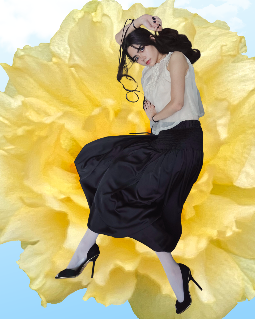 payaso skirt - black