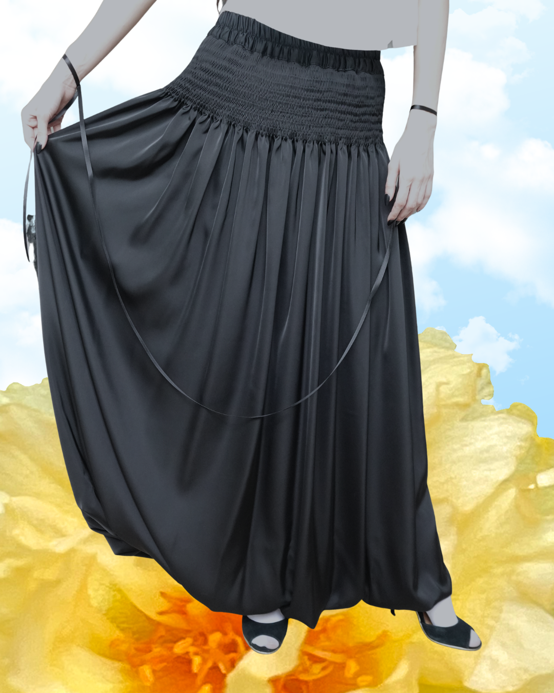 payaso skirt - black