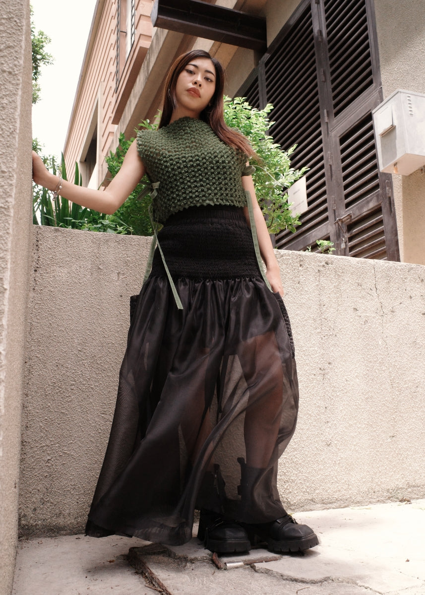 bloom kimona bib - matte organdy, sage green β goodluckhumans