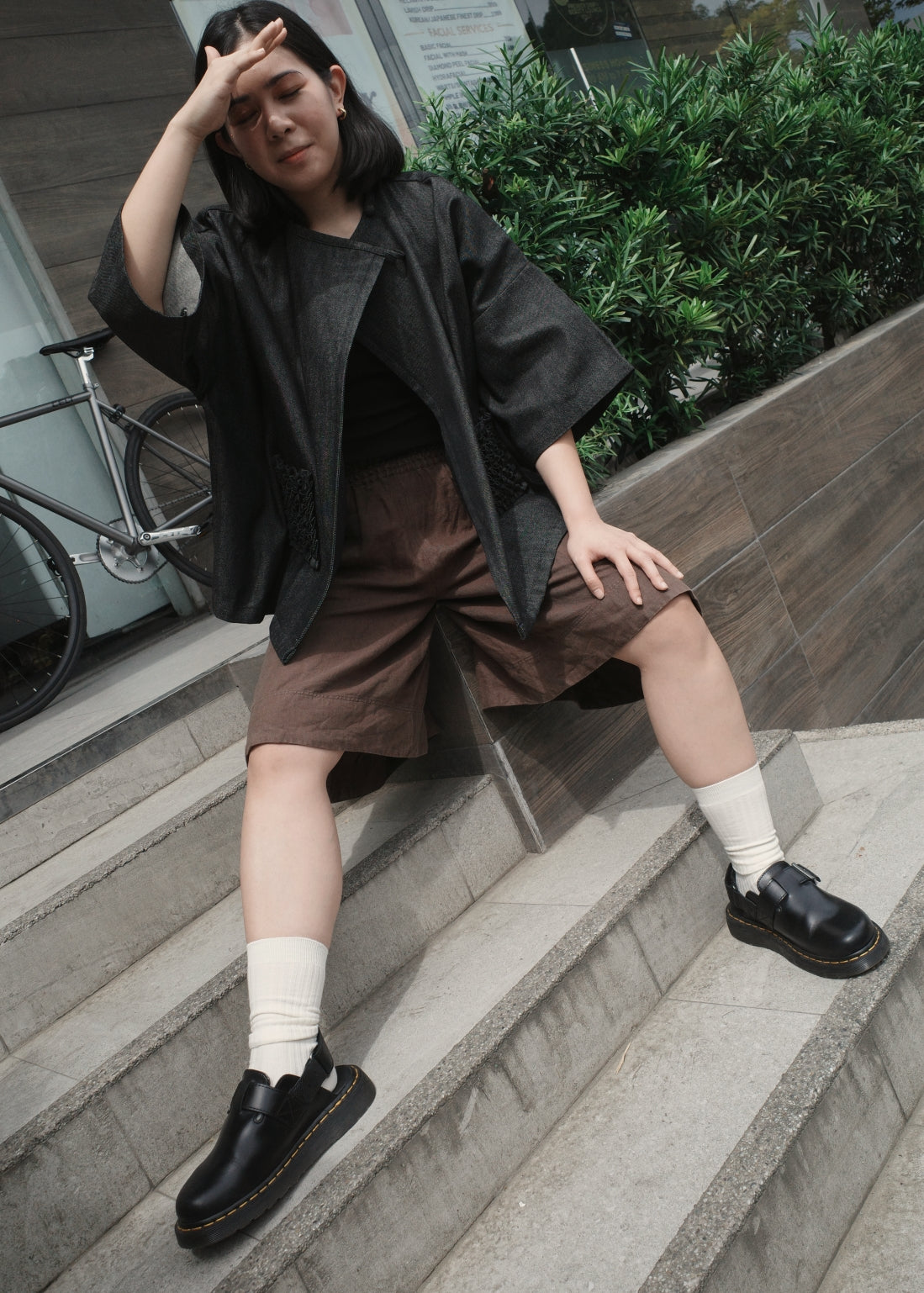 balabal jacket - black maong