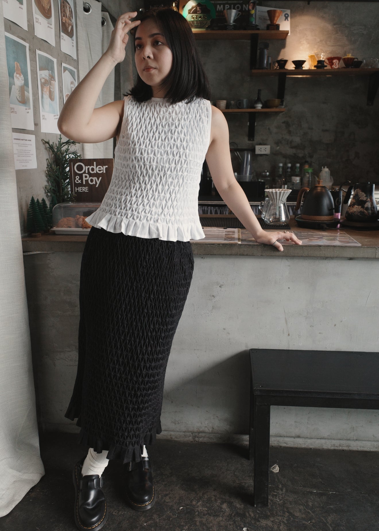 valerie shirt - off white