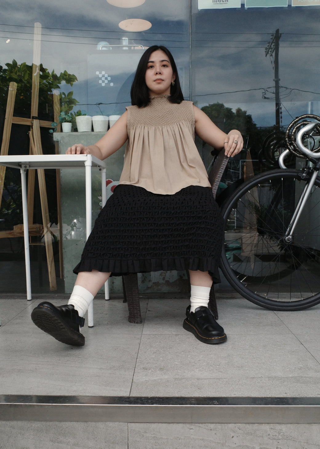 blaire longer top - natural