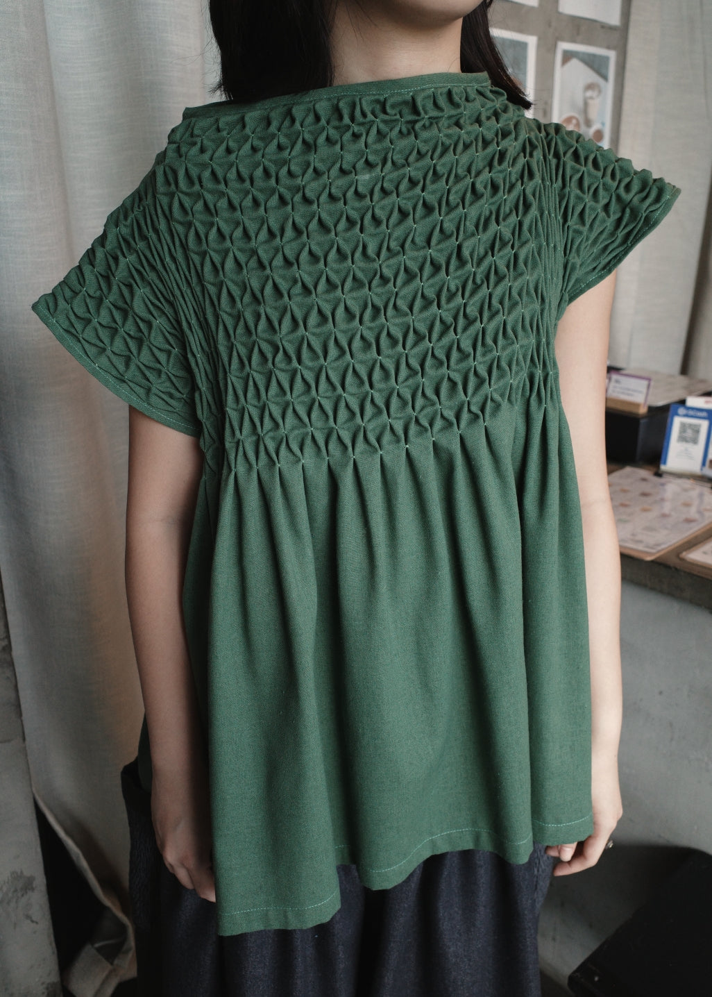 lily top - green