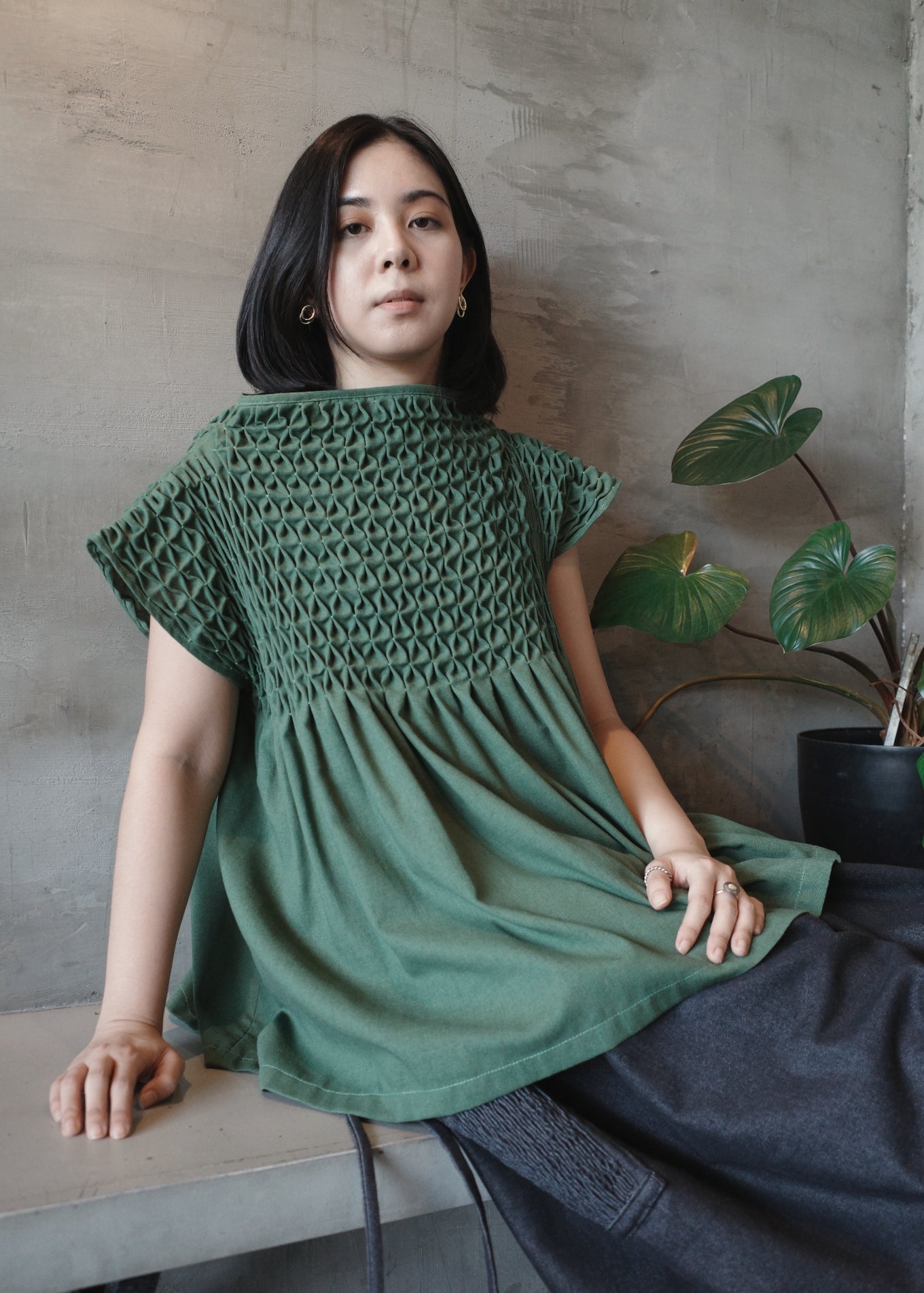 lily top - green
