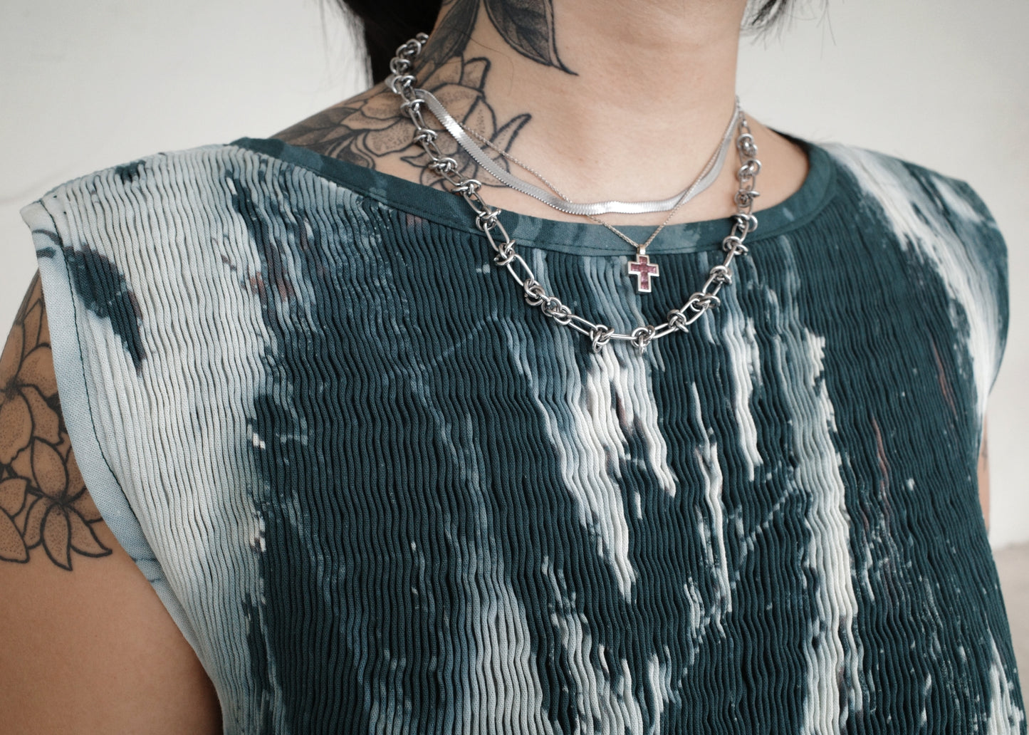 helen dress - dyed green