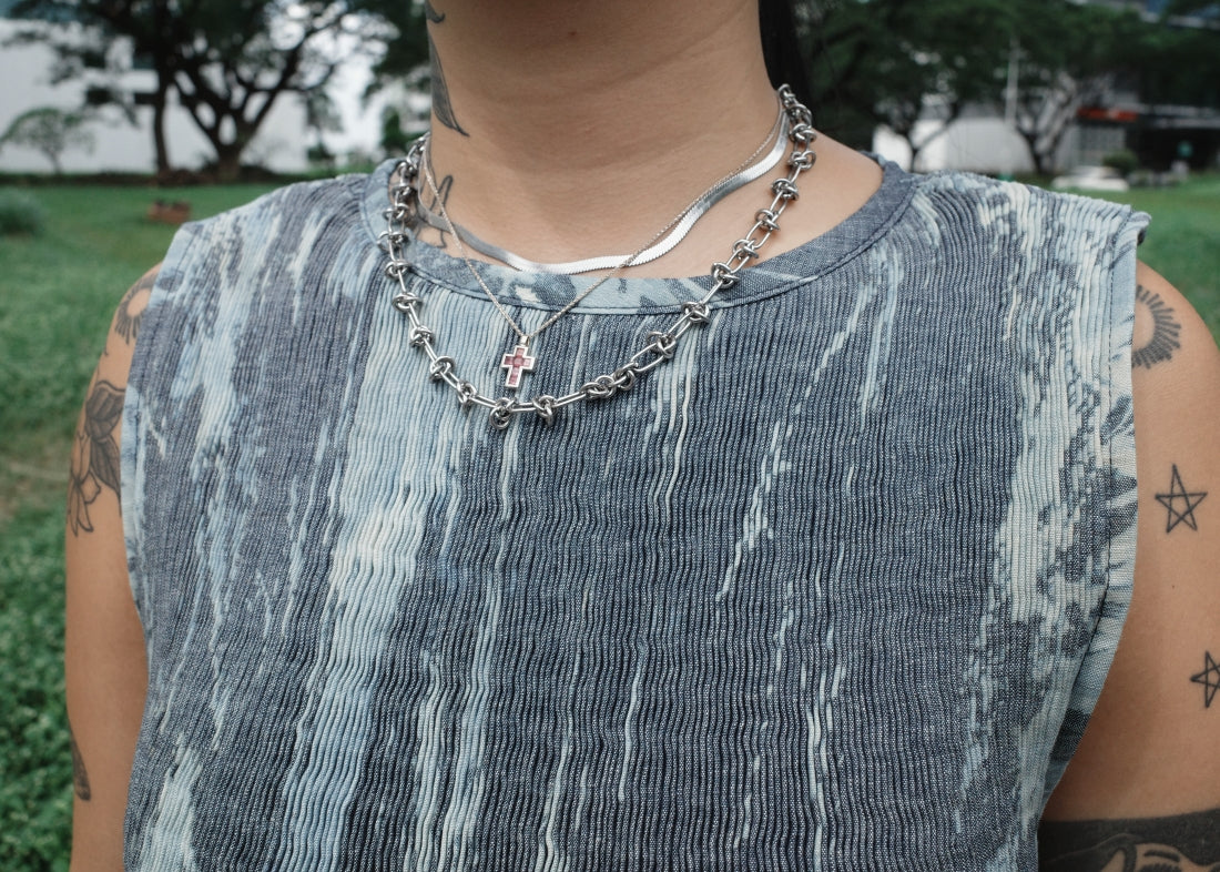 helen dress - dyed, blue chambray