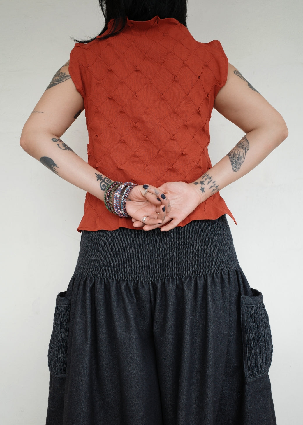 isa pants - soft maong, black