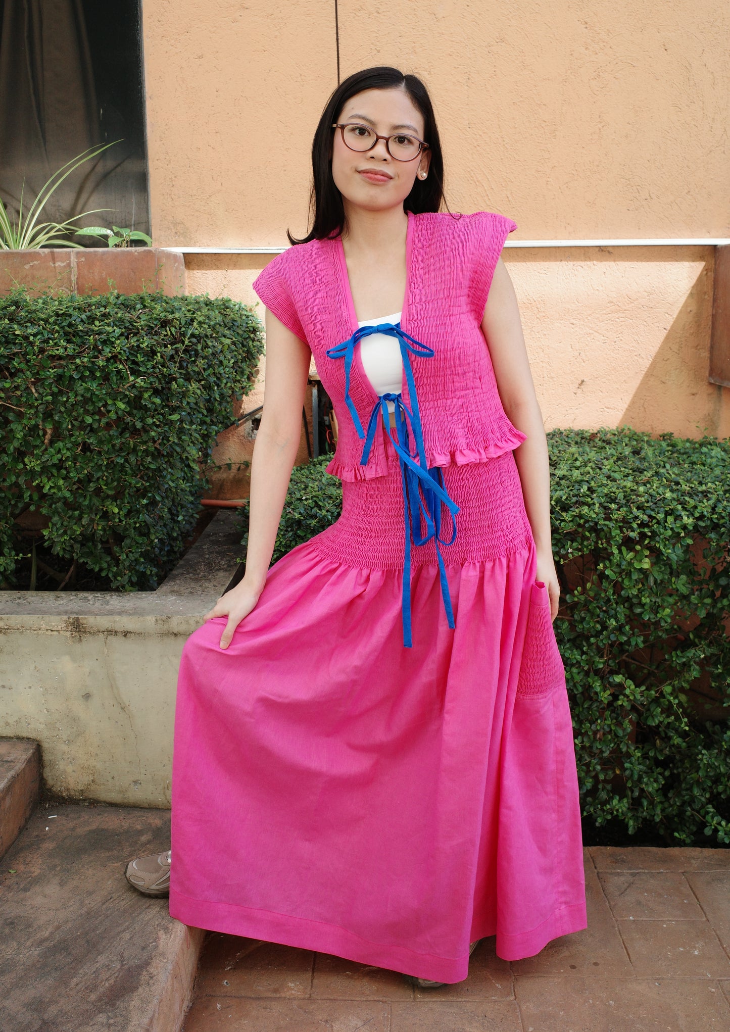 isa skirt - fuchsia