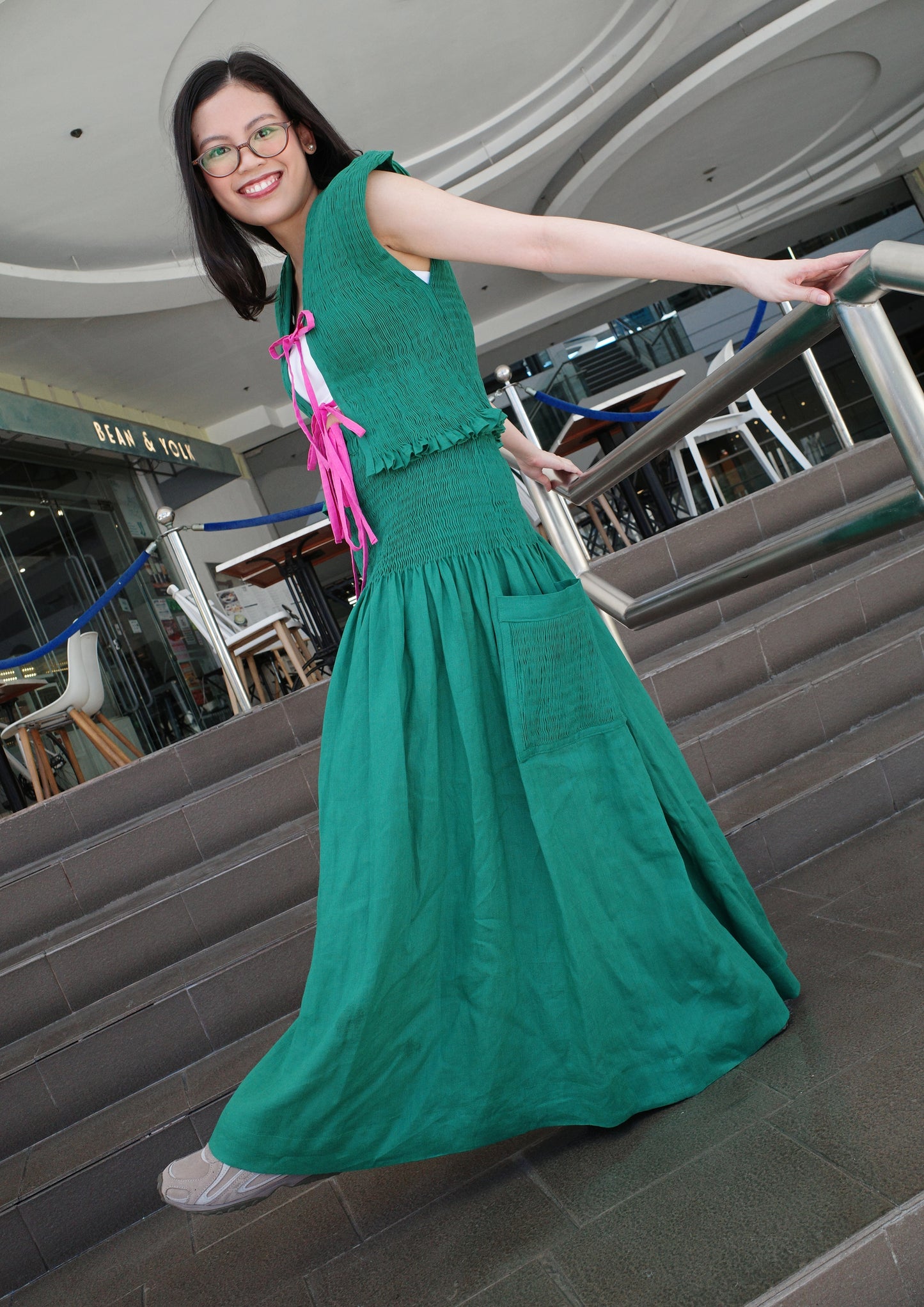 isa skirt - green