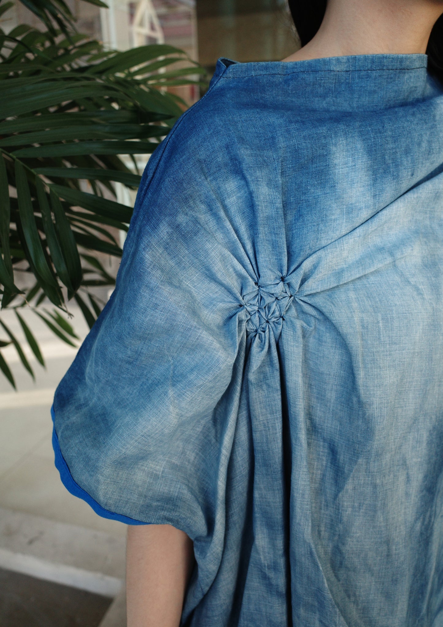 carina dress - dyed navy