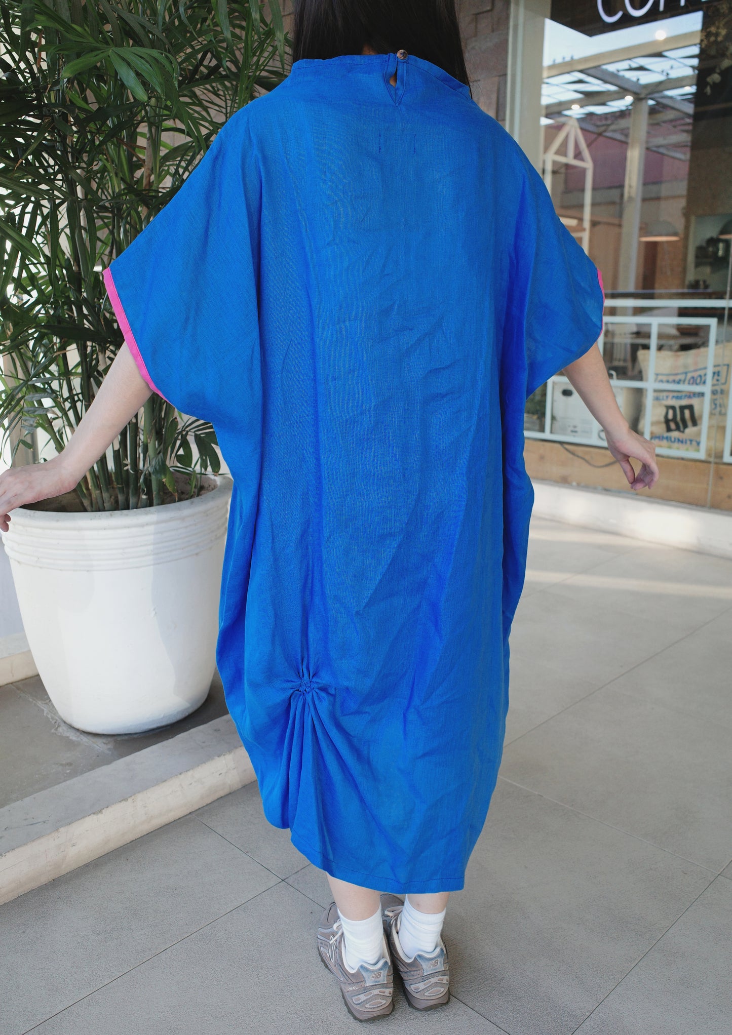 carina dress - royal blue