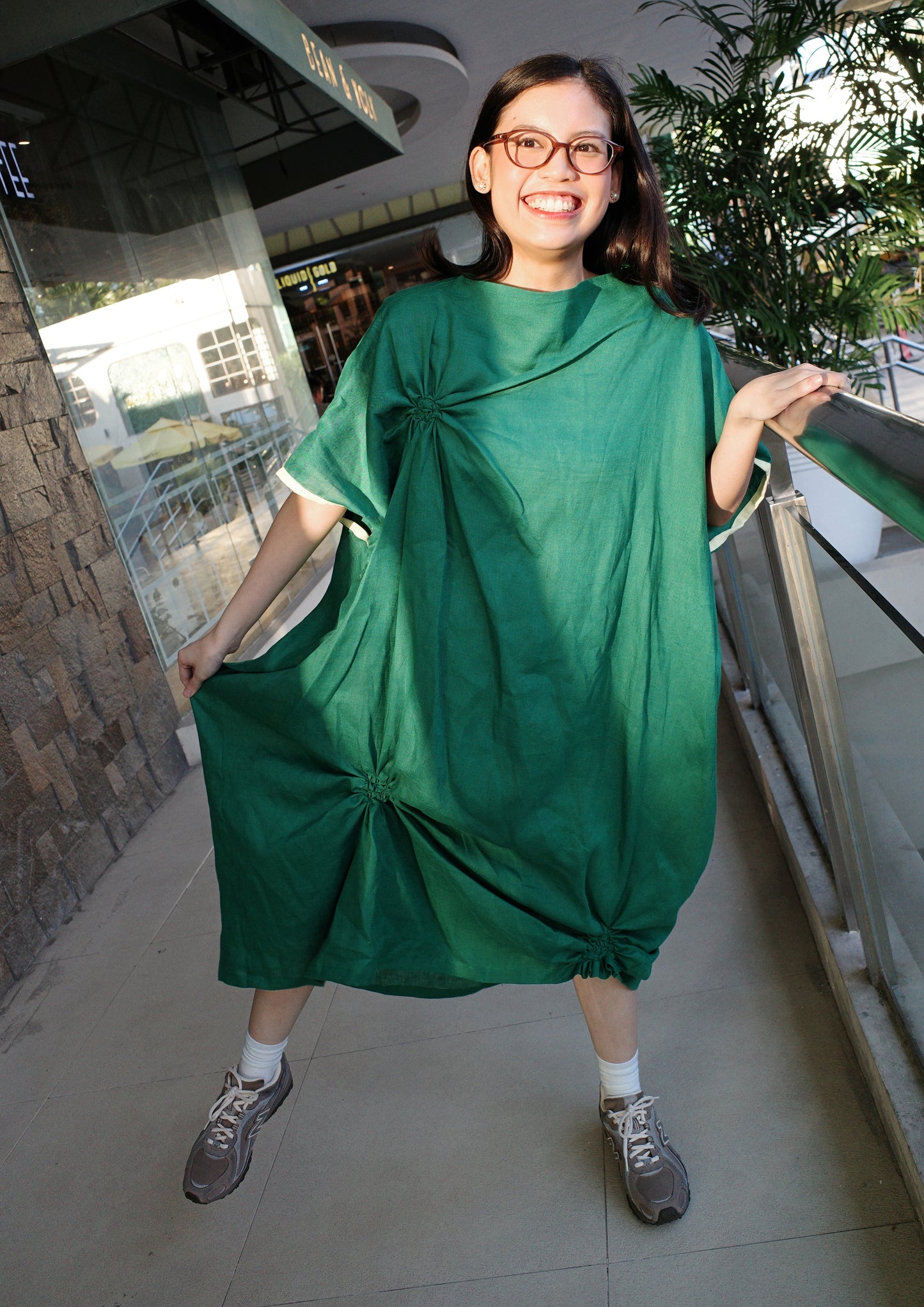 carina dress - green