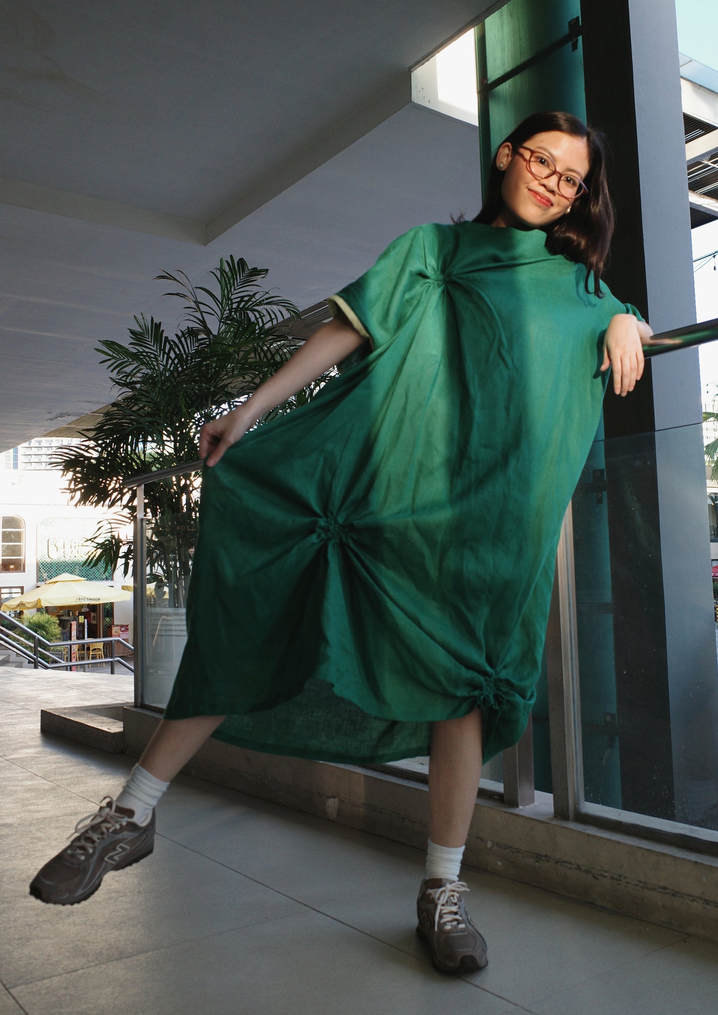 carina dress - green