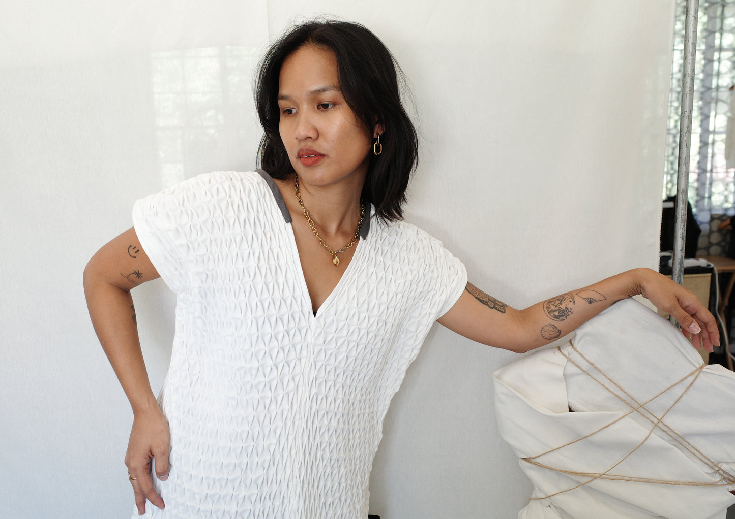 chani tunic - off white