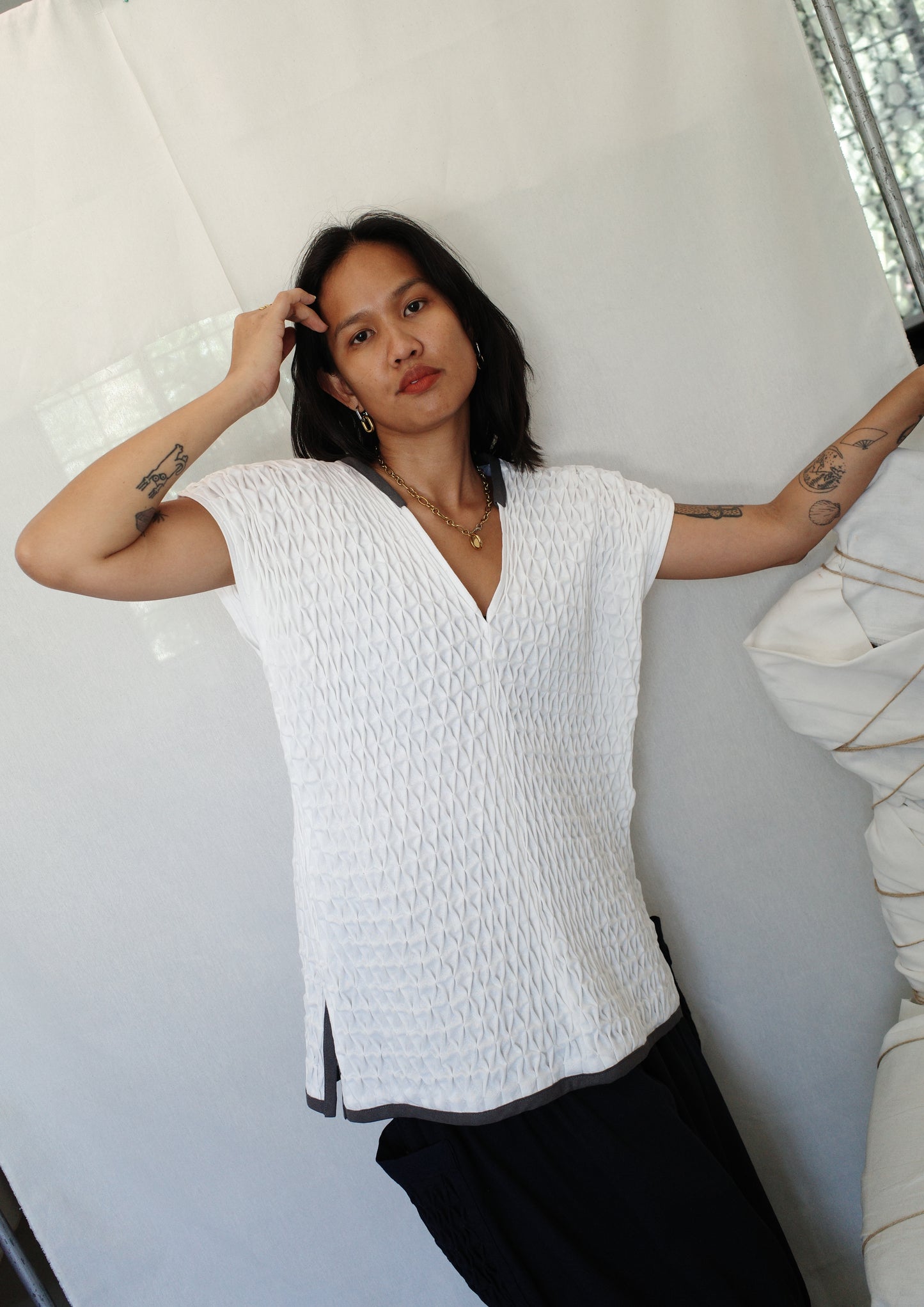 chani tunic - off white