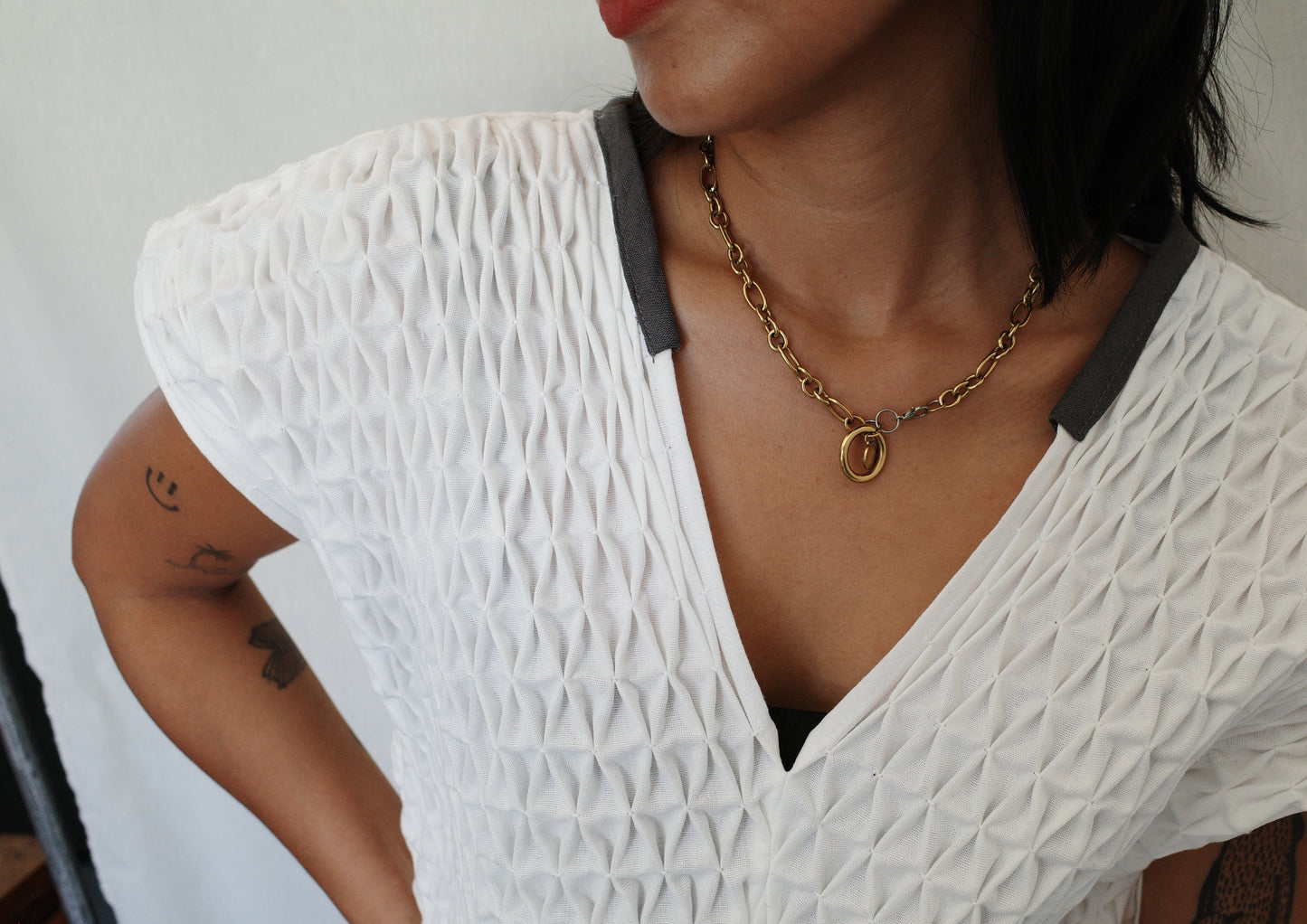chani tunic - off white