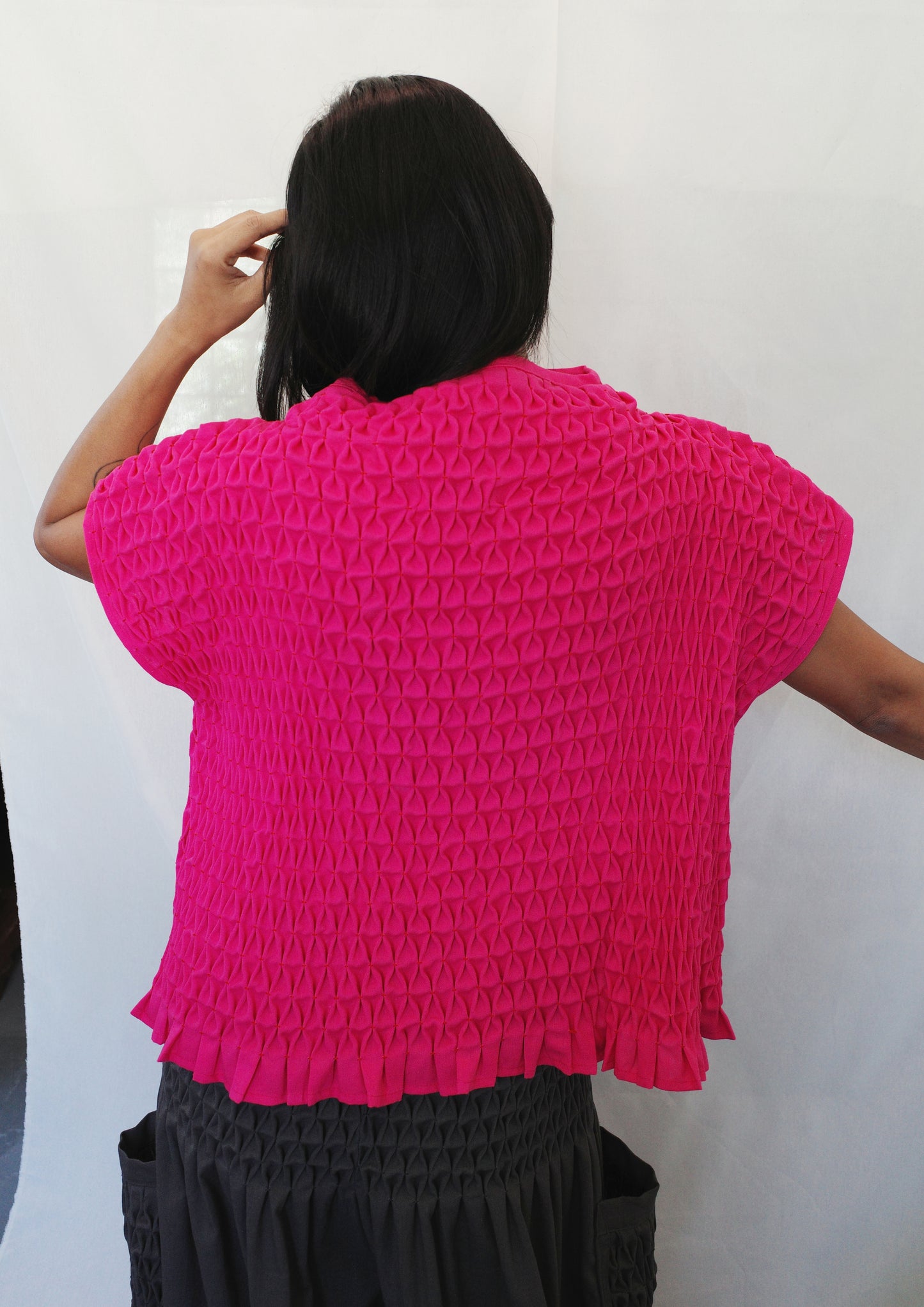 trina top - fuchsia