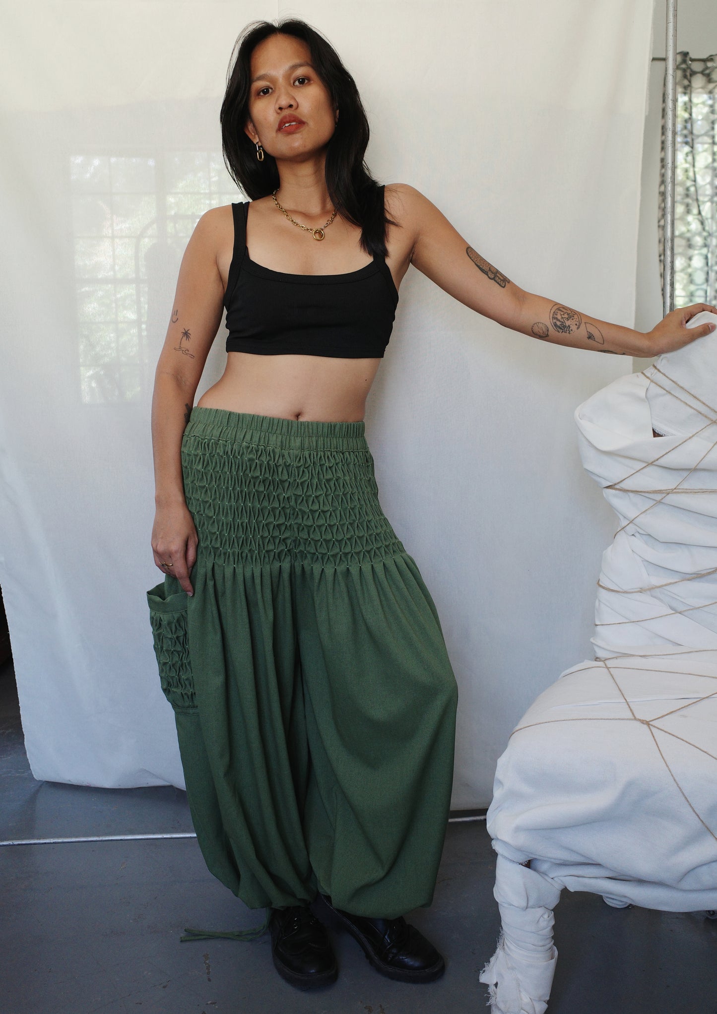 trey pants - green