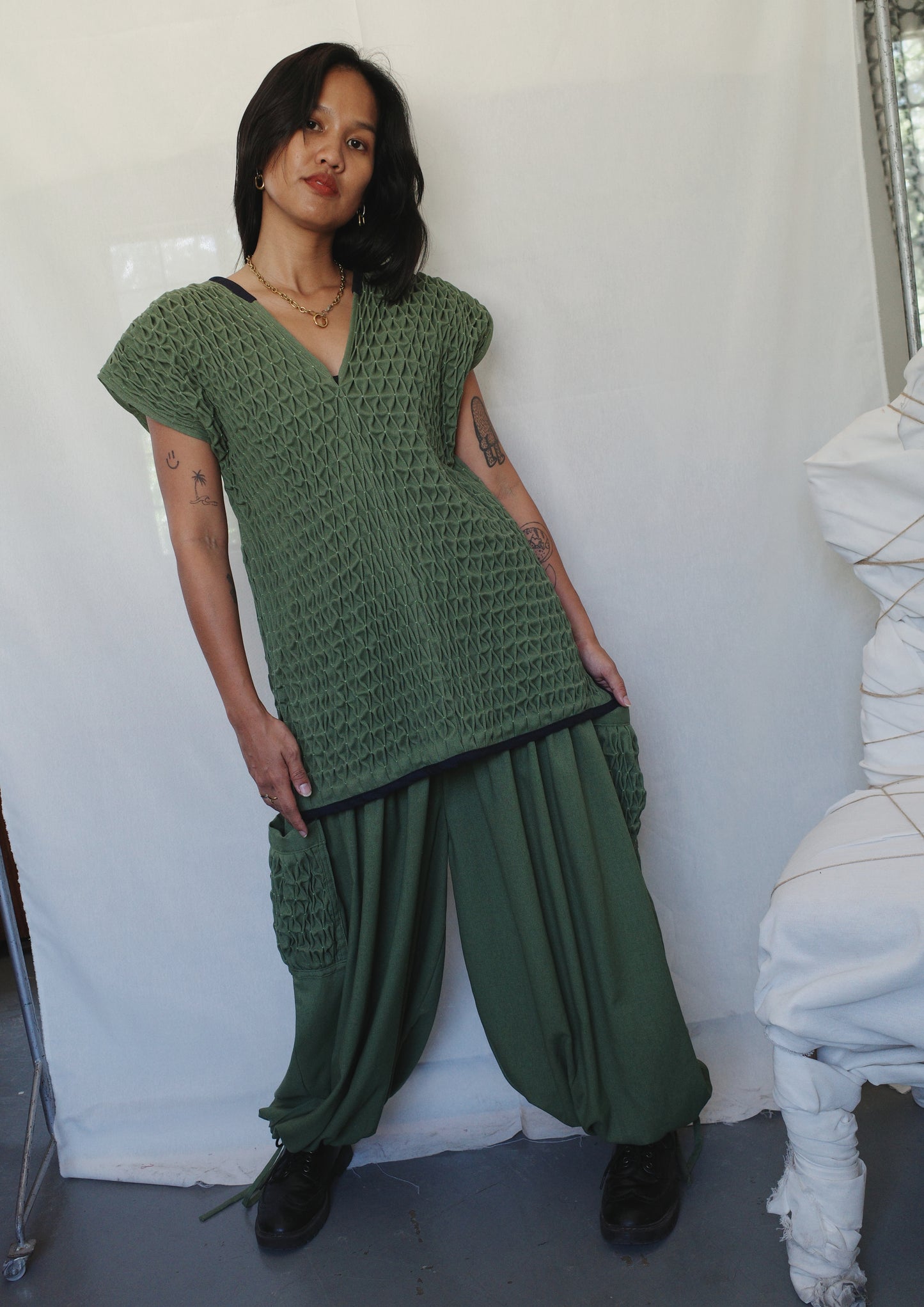 trey pants - green