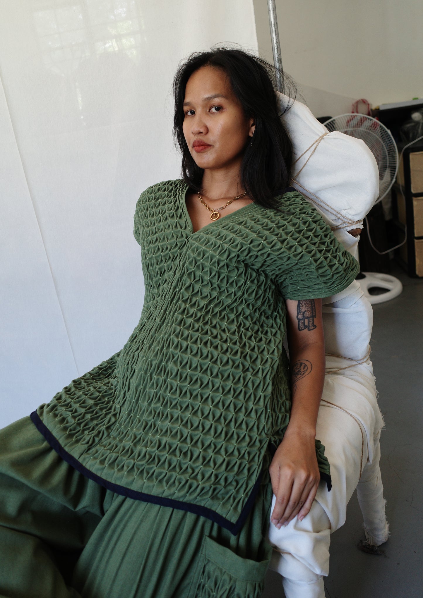 chani tunic - green