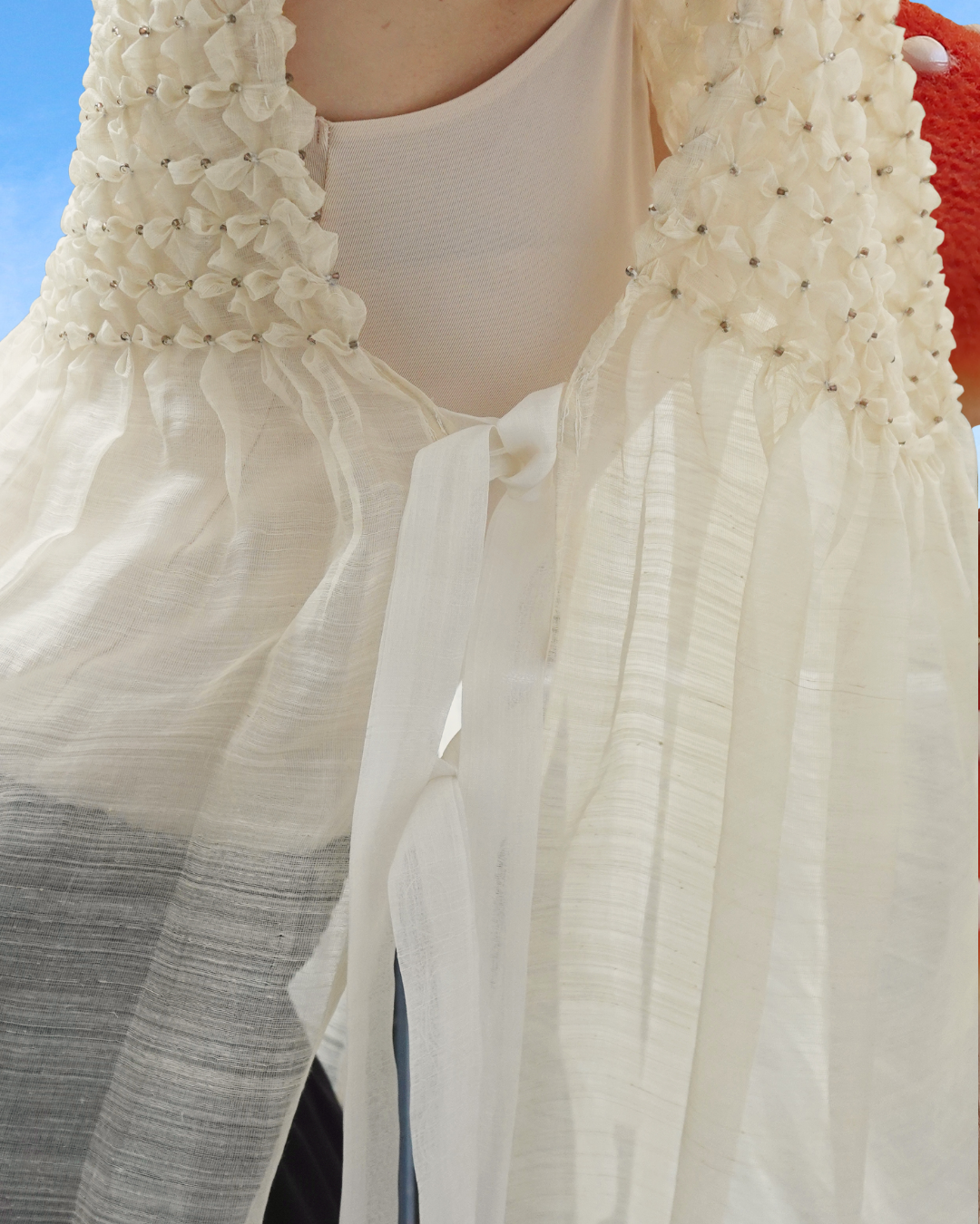 sampaguita bib dress - silk cocoon