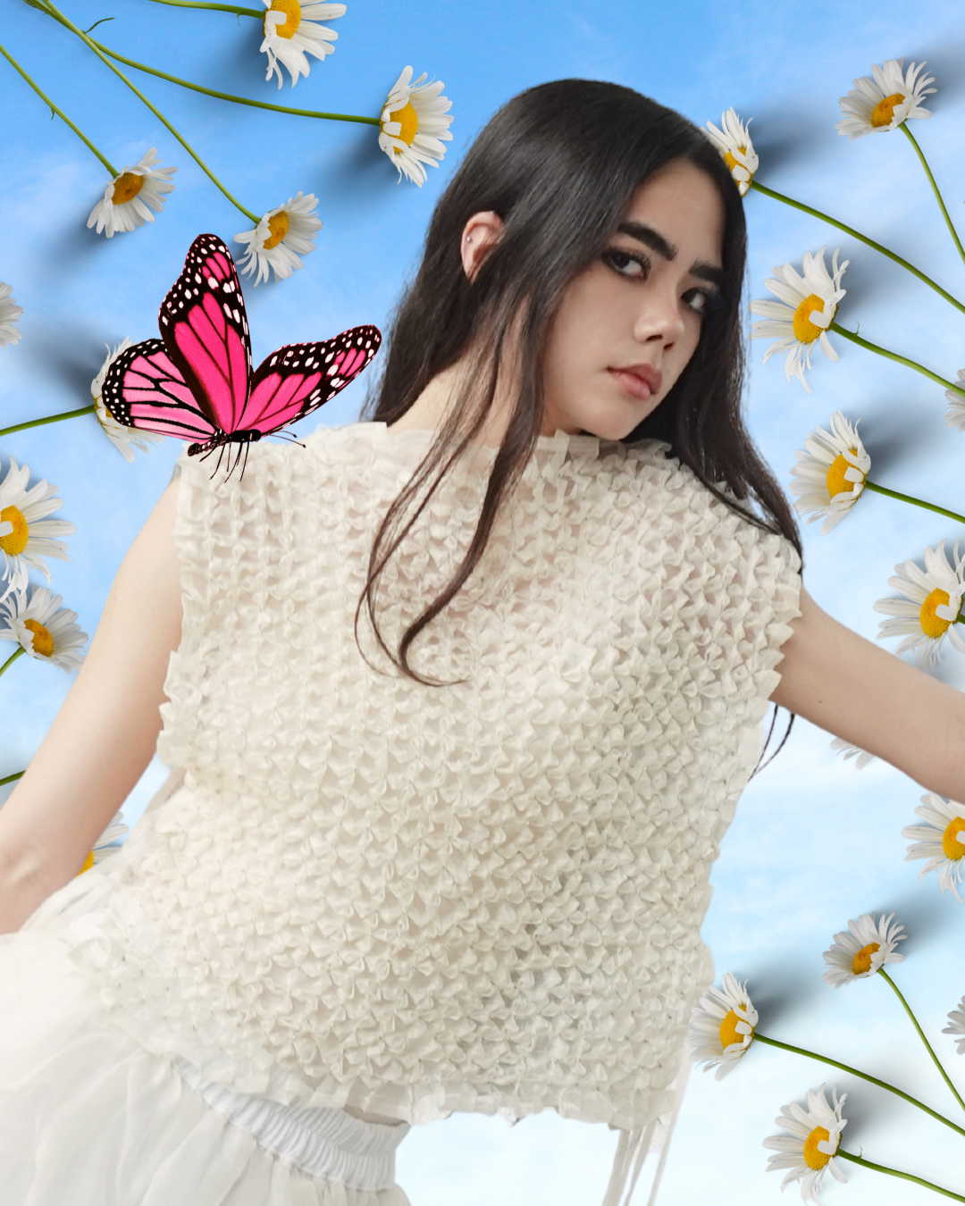 sampaguita kimona - piña silk