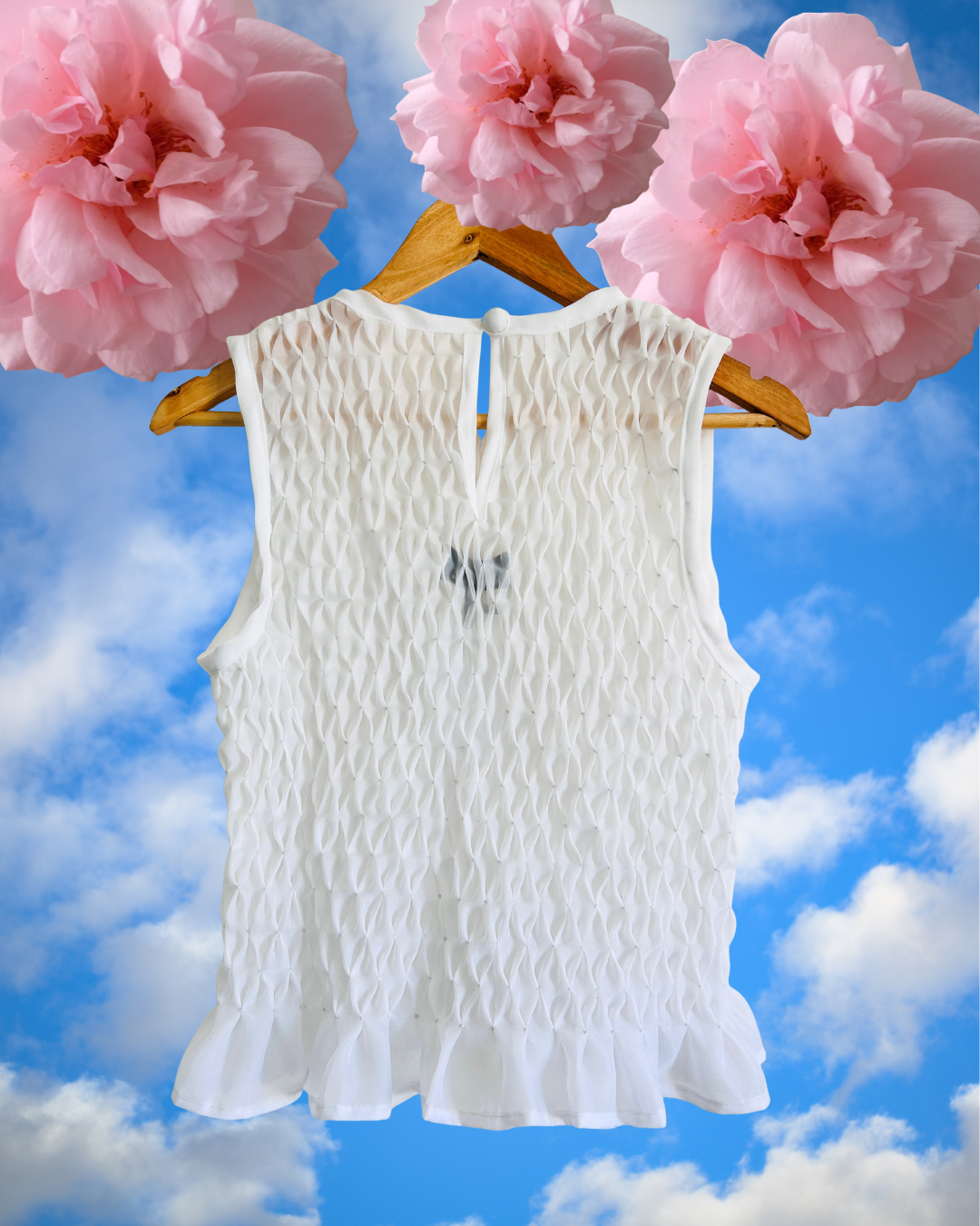 valerie shirt - organza, white