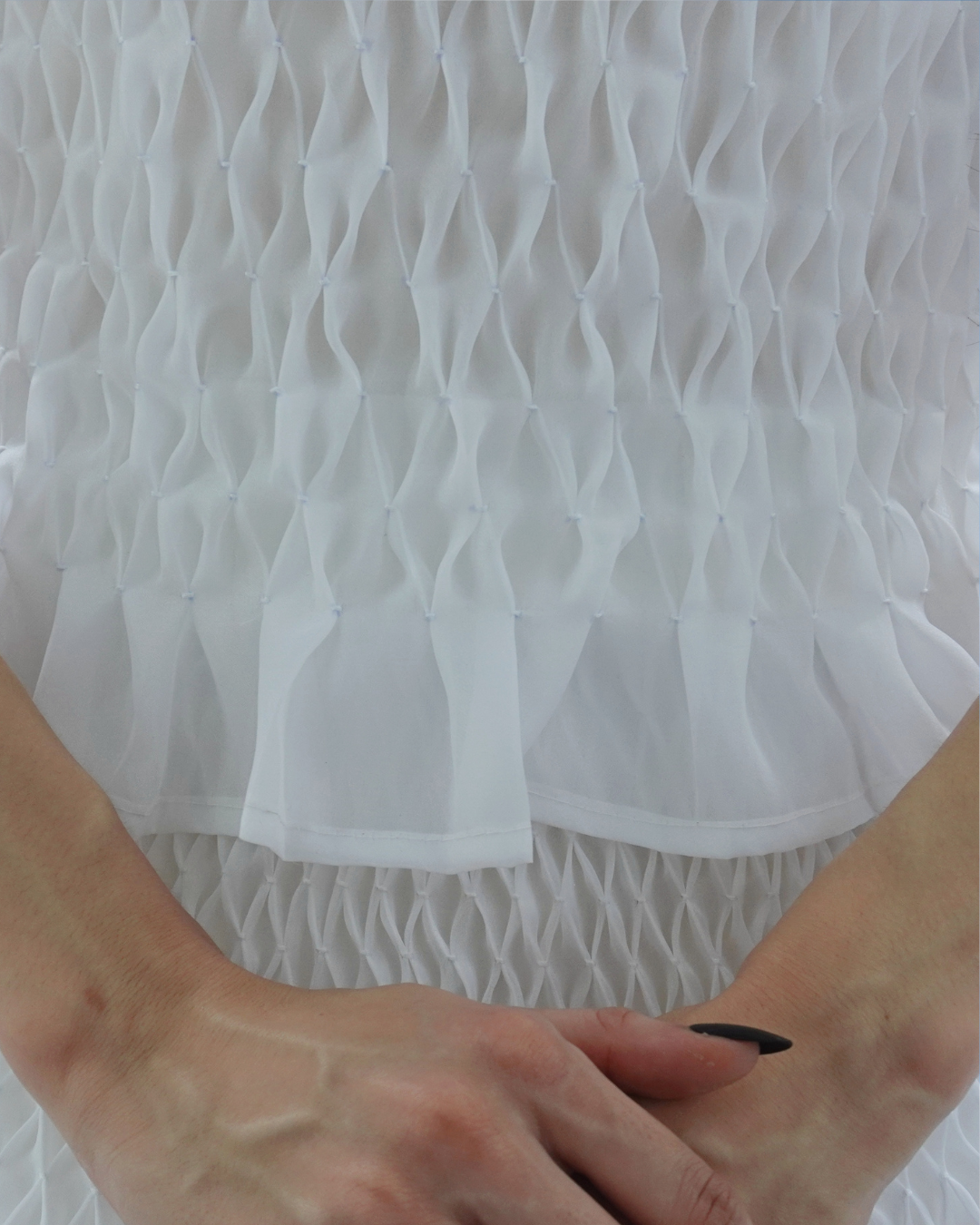 valerie shirt - organza, white