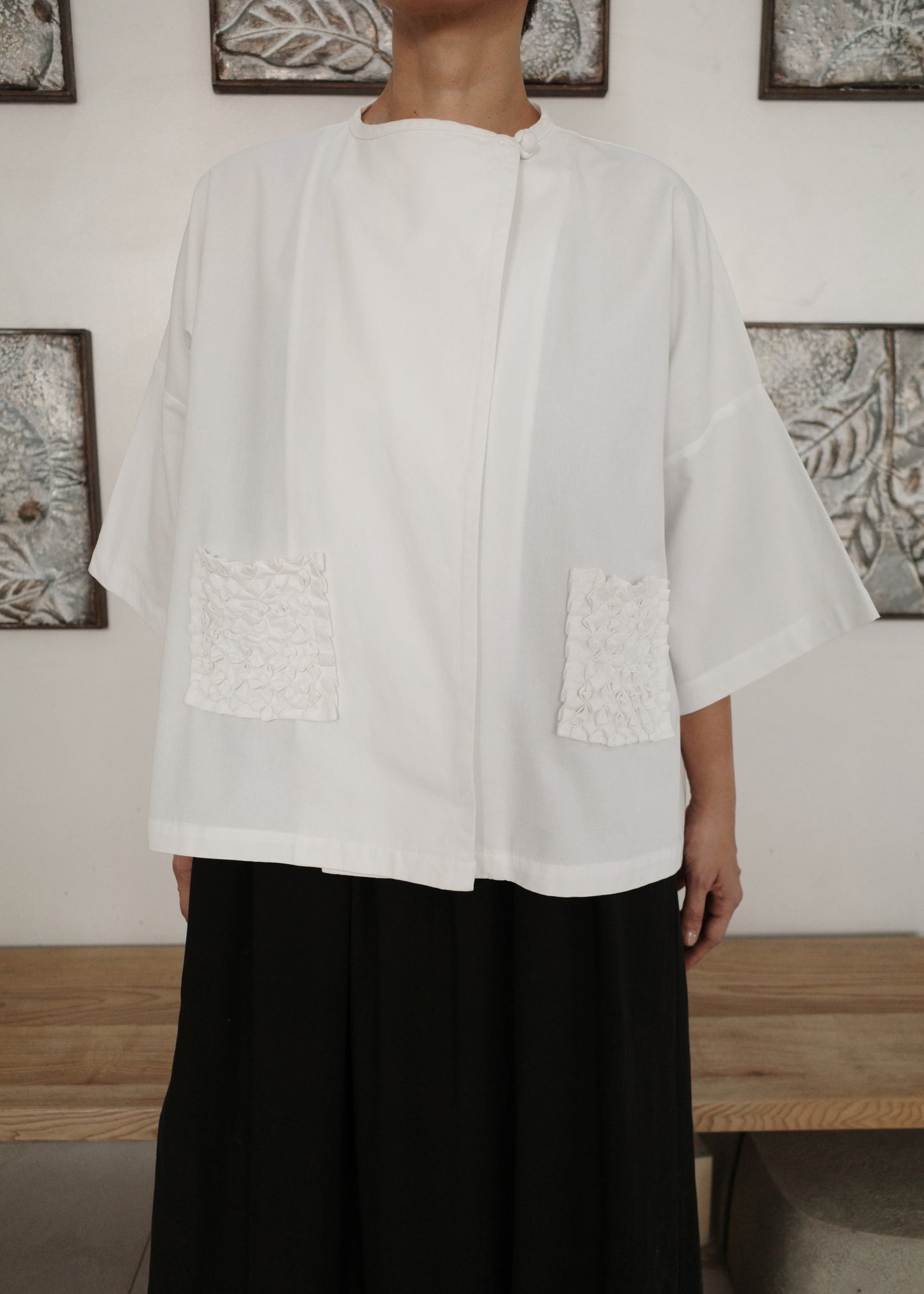balabal jacket - off white twill