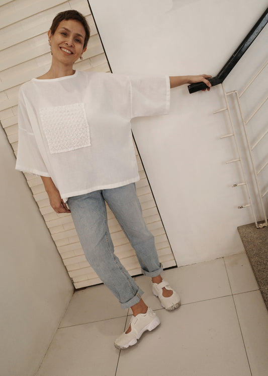 saplot shirt - off white