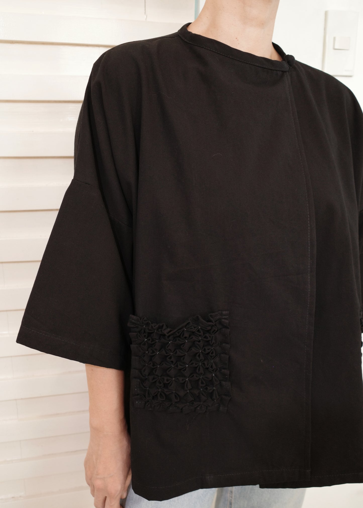 balabal jacket - black twill