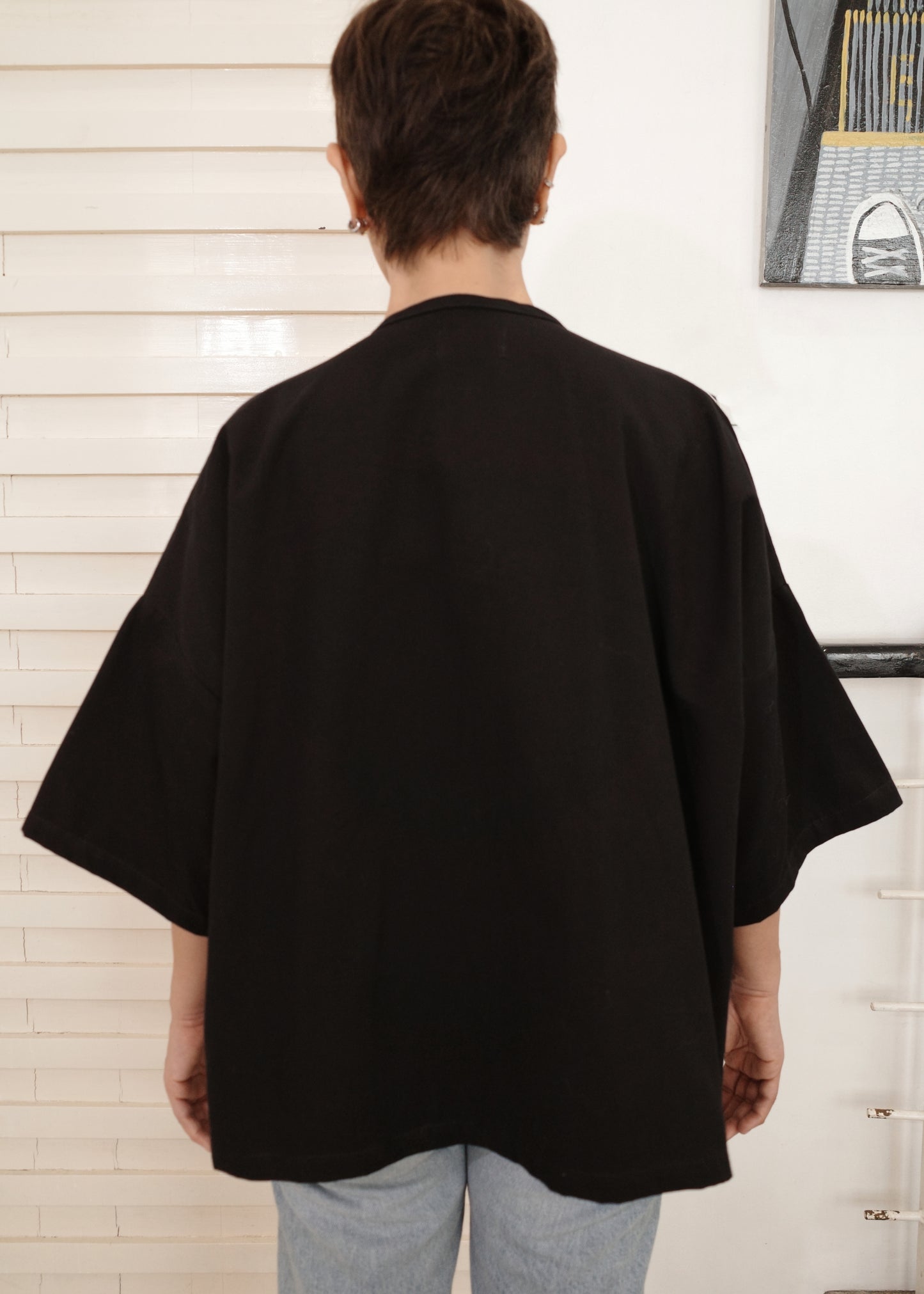 balabal jacket - black twill
