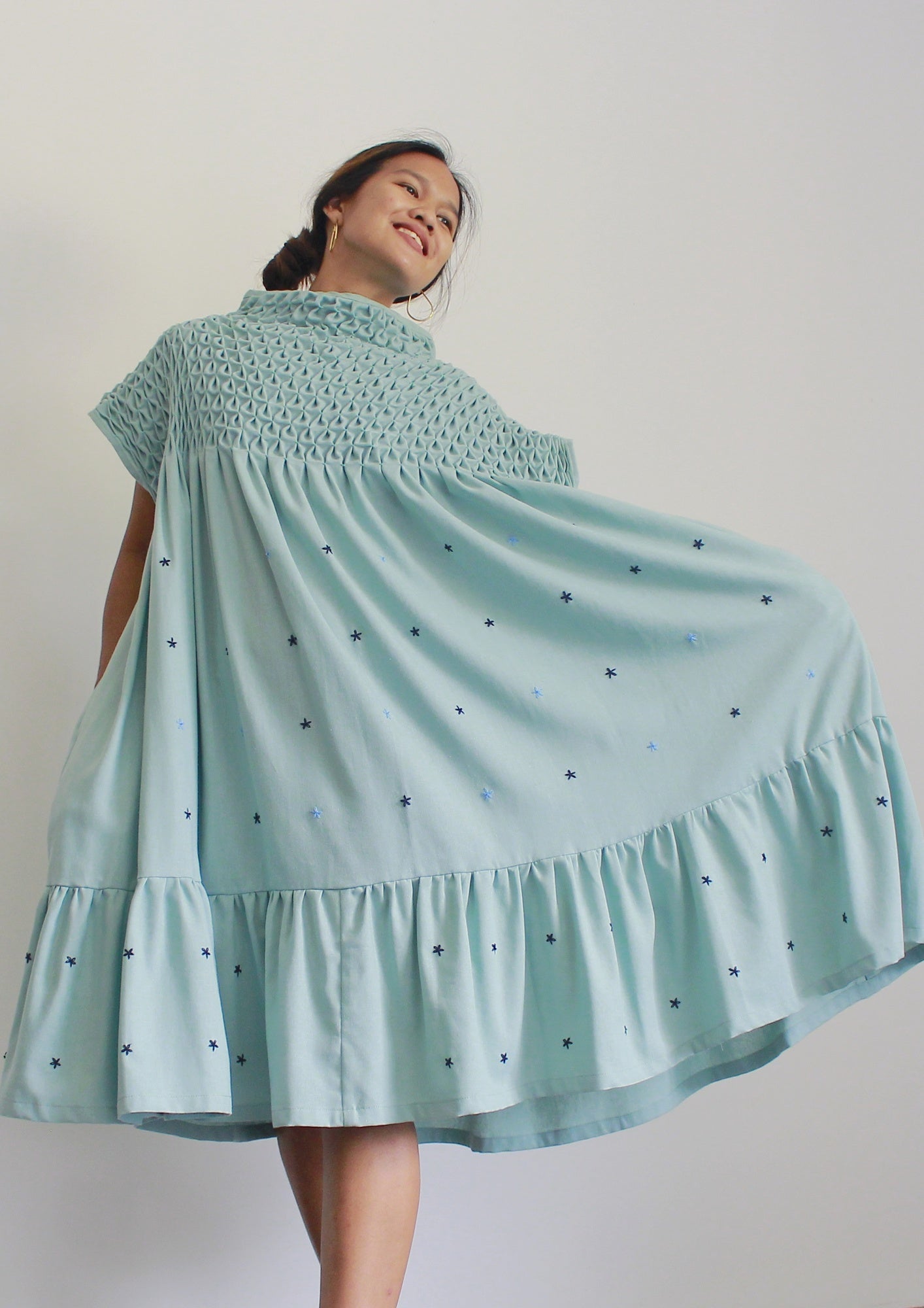 lily dress deluxe - blue